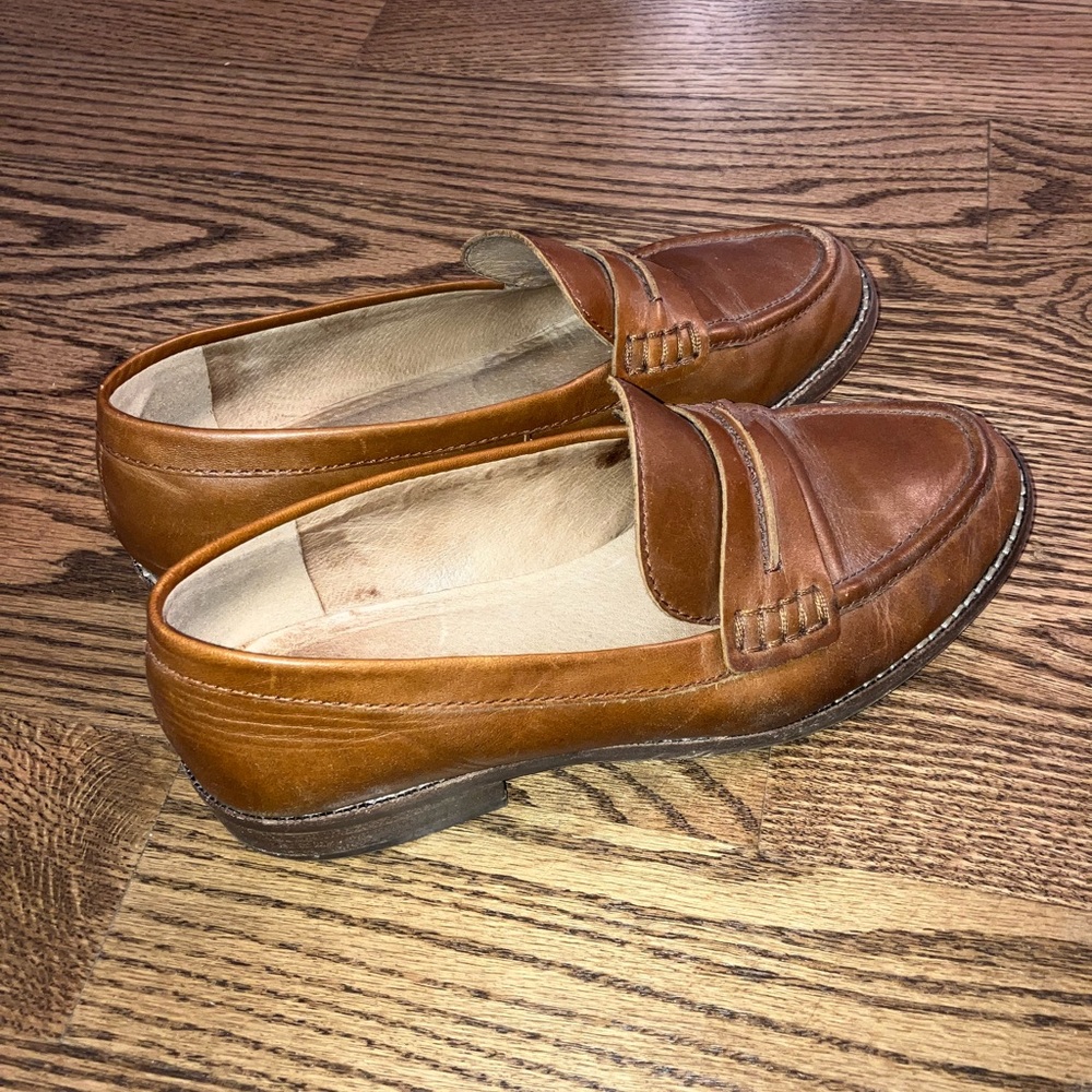 Madewell leather Loafers tan/brown